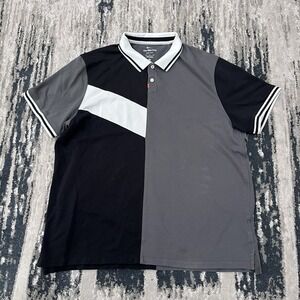 Nike Polo Shirt Men's X-Large , Gray, Short Sleeve, Vintage